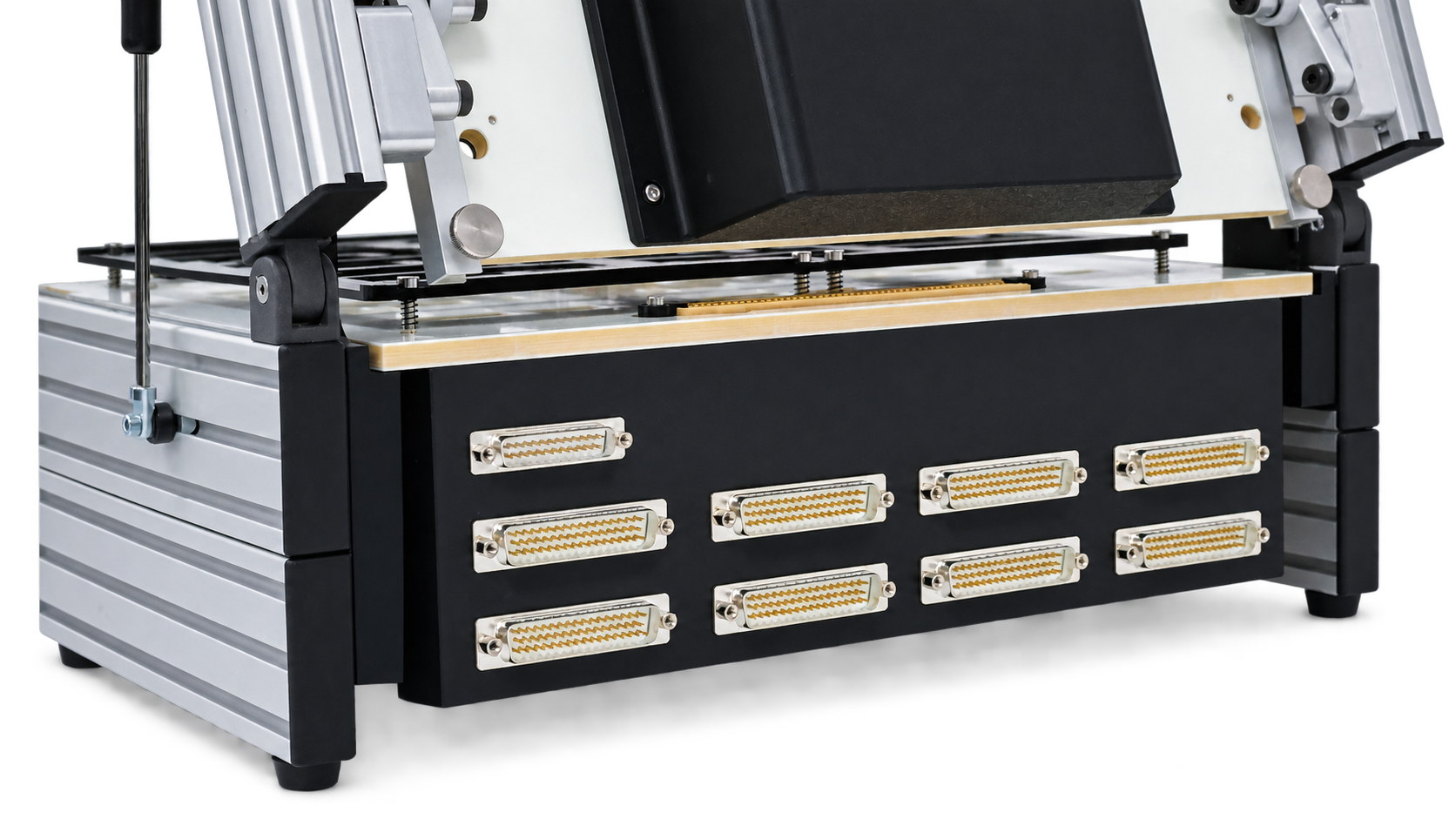 Custom connector panel on an IDL test fixture